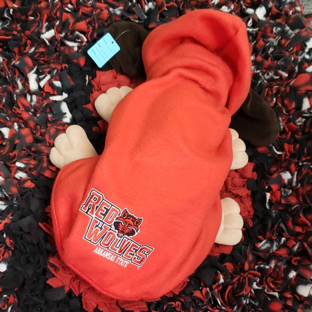 New All Star dogs red wolves  Arkansas state large